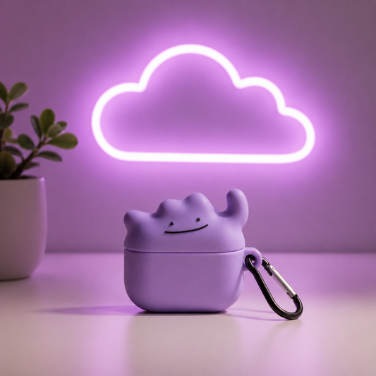 Cute Purple Airpod Case