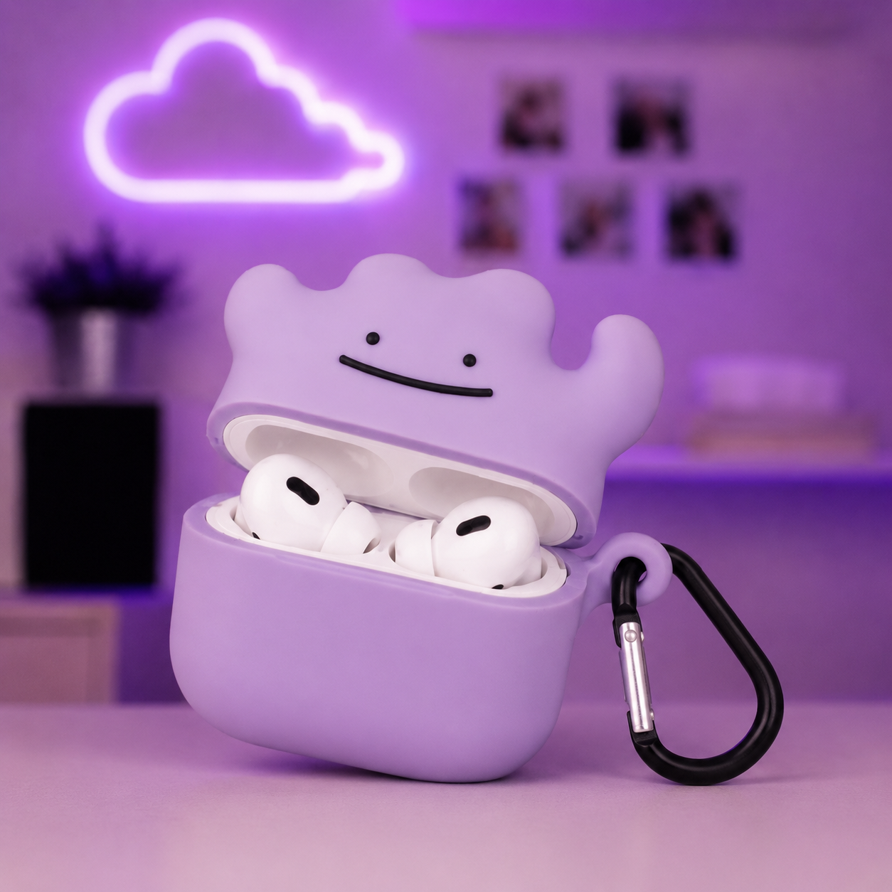 Cute Purple Airpod Case